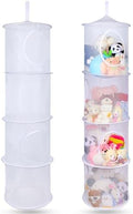 Basumee Hanging Stuffed Animals Storage, 2 Pack Mesh Plush Storage by Basumee