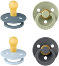 BIBS Colour Pacifier, 0-6 Months, Round Nipple, Baby Blue Mix by BIBS