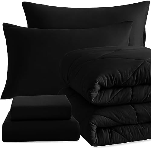 NTBAY Twin Microfiber Bed in a Bag, Comforter Set by NTBAY