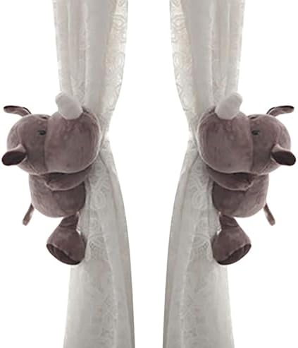 1 Pair Cute Animal Curtain Tiebacks Holdbacks Buckle Hook Fastener Cartoon by Unknown