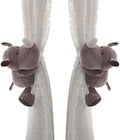 1 Pair Cute Animal Curtain Tiebacks Holdbacks Buckle Hook Fastener Cartoon by Unknown