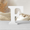 6 Inch White Wood Letters Unfinished Wood Letters by ZARUATU