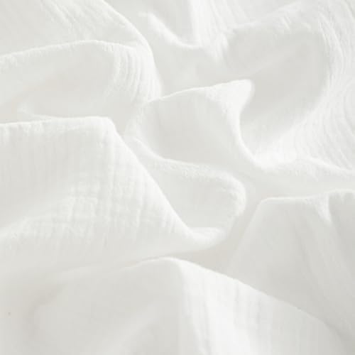 NTBAY Crib Muslin Fitted Sheets, 2 Pack, 28 x 52 - Image 3