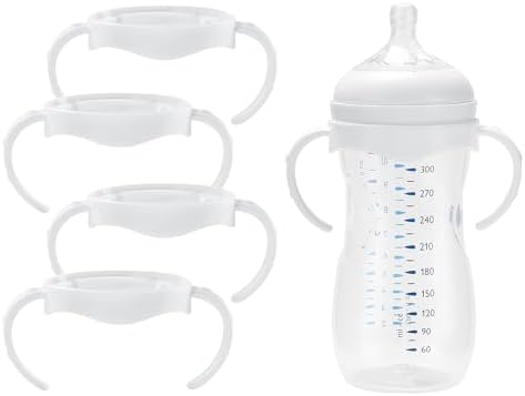 (4 Pack Bottles Handles for Philips Avent Natural Baby Bottle, Quick Install & by WELCOMETOBULGILIAGLOBAL