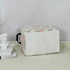 Rectangular Collapsible Champagne Rose Storage Basket Nursery Organizer - Image 7