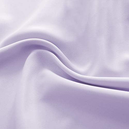 DONREN Lavender Light Purple Valances - Image 6