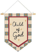 Christian Nursery Decor, Child of God Bible Verse Pennants Banner by Unknown