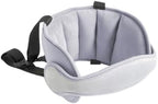 Car Seat Head Support Strap Adjustable Mesh Neck Relief Band Gray by KHGUZ