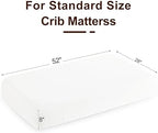 NTBAY Crib Muslin Fitted Sheets, 2 Pack, 28 x 52 - Image 6