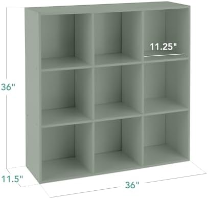 Best Choice Products Kids Bookcase 9-Cube Storage Organizer, 11in Shelf Opening - Image 2