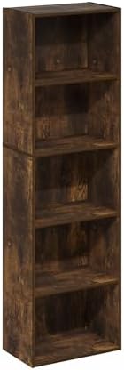 Furinno LUDER Book Shelf, 5-Tier Bookshelf, Bookcase - Image 6