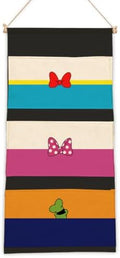 3-Pocket Hanging Wall Organizer, Colorful Bow Design by AUII+JO+DESIGN