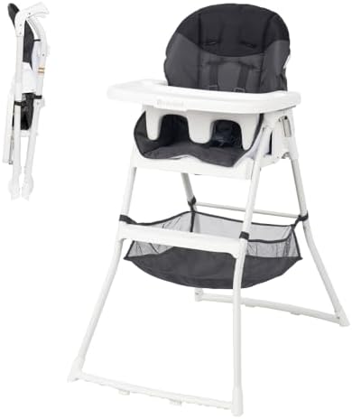Baby Trend Flat Fold High Chair, Stellar Black by BabyTrend%C2%AE