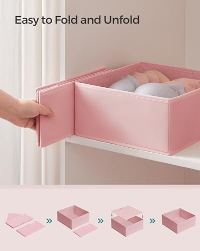 SONGMICS Drawer Organizers, Foldable Fabric Storage Boxes - Image 6