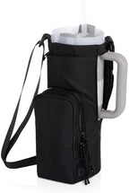 PICNIC TIME Eclipse 40 oz Tumber Tote, Drink Carrier Crossbody Bag, Water - Image 5