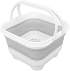 Foldable Bath Toy Holder With Removable Base | Drying Cute Storage Bin - Image 5