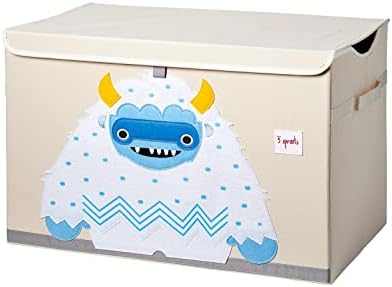 3 Sprouts Large Toy Chest, Lid and Handles, Collapsible Bin by 3Sprouts