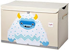 3 Sprouts Large Toy Chest, Lid and Handles, Collapsible Bin by 3Sprouts