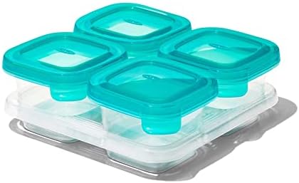 OXO Tot Silicone Baby Food Storage Container, Set of Four, 4oz Containers by OXOTot