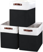 Bagnizer Large Fabric Storage Baskets | 50L Storage Bins, Decorative Linen by Bagnizer
