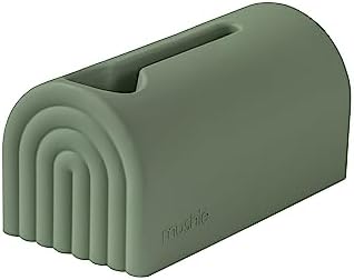 mushie Bath Spout Cover | Soft Silicone Bathtub Faucet Safety Guard by mushie