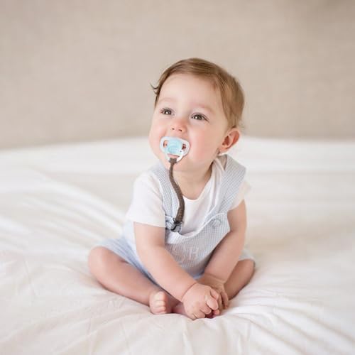 Pokipaw Pacifier Clip for Boys and Girls 6 Pack Baby Pacifier Holder Leash - Image 2
