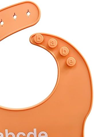 Denver James Silicone Feeding Bibs | Dishwasher Safe. Waterproof. Adjustable. - Image 3