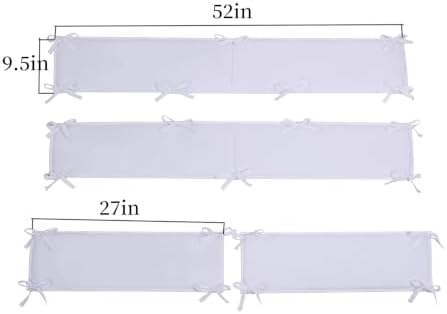 4PCS Mesh Soft Wall Padding Panels, Foldable Rail Covers - Image 2
