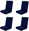 Outdoor High Back Dining Chair Cushions Cover 4-Pack by TECOSARA