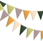 Oudain 2 Pcs Pennant Banner Flags Nursery Garland Triangle - Image 2
