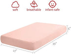 Pack and Play Sheets Girls, 100% Cotton Flannel, Portable Mini Crib Sheet - Image 3