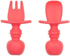 Bumkins Baby Utensils Set, Chewtensils Silicone Spoons by Bumkins
