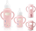 2-Pack Silicone Sleeves for Dr. Brown's Glass Baby Bottles 4 & 8 oz by Unknown