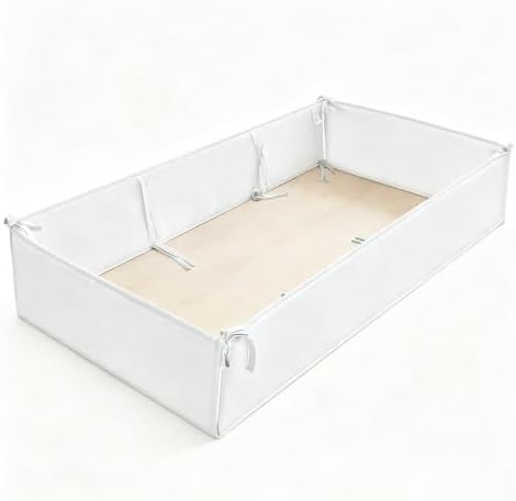 4PCS Mesh Soft Wall Padding Panels, Foldable Rail Covers - Image 3