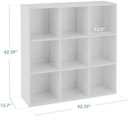Best Choice Products 9-Cube Storage Organizer, 13.5in Shelf Opening, Display - Image 2
