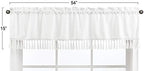 Sweet Jojo Designs White Boho Bohemian Window Treatment Valance - Image 3