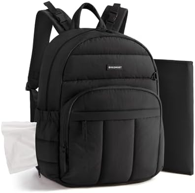 BAGSMART Baby Diaper Bag with Waterproof Pad by BAGSMART