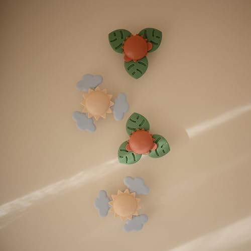 mushie Dino Suction Spinner Toy | Toddler Sensory Toys - Image 3