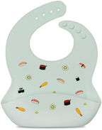 Loulou Lollipop Soft, Waterproof Silicone Feeding Bib by LoulouLollipop