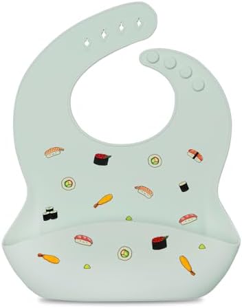 Loulou Lollipop Soft, Waterproof Silicone Feeding Bib by LoulouLollipop