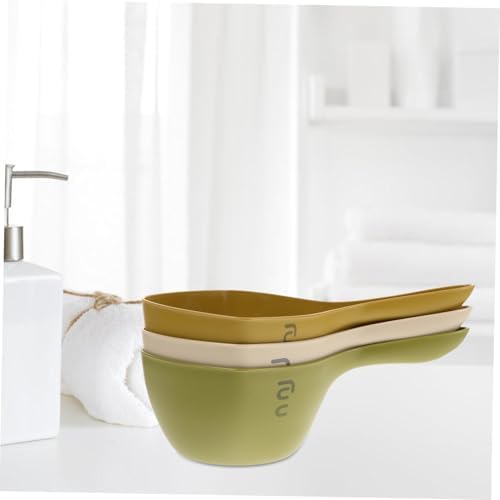 FOMIYES 3pcs Plastic Bath Water Scoop Set Thickened Long Handle Water Ladle - Image 7