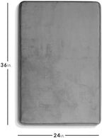 Clara Clark Bathroom Rugs, Velvet Memory Foam Bath Mat, Non-Slip Bath Rugs - Image 2