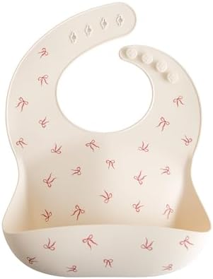 mushie Silicone Baby Bib | Adjustable Fit Waterproof Bibs by mushie