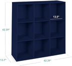 Best Choice Products Kids Bookcase 9-Cube Storage Organizer, 13.5in Shelf - Image 2