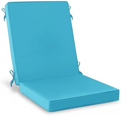 Summsun High Back Patio Dining Chair Cushions, 20 x 20 Inch by SUMMSUN