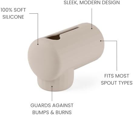 Bath Spout Cover, Soft Silicone Bathtub Faucet Cover Safety Universal Fit - Image 5