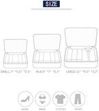 Seersucker Packing Cubes, 3 Pack Blank - Image 3