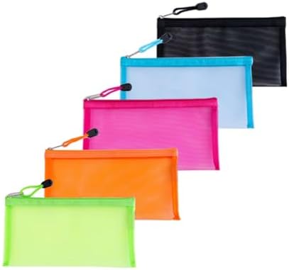 Small Mesh Pencil Pouch Bag by Unknown