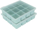Baby Food Storage Silicone Cubes, Ocean Blue, 12 Cubes 1.5oz by Petinube