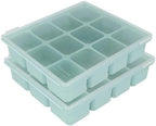 Baby Food Storage Silicone Cubes, Ocean Blue, 12 Cubes 1.5oz by Petinube
